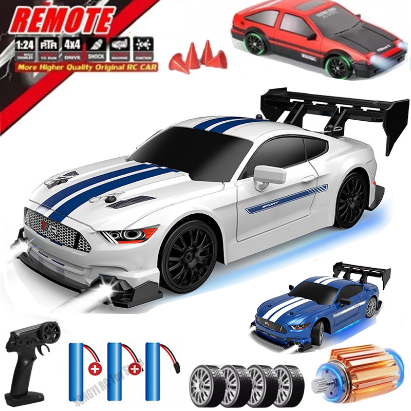 Rc Drift Car Kit - Новая радиоуправляемая дрифт-машинка 1:24, Мустанг 4WD,