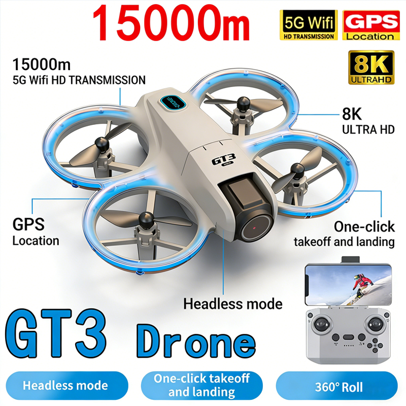 Новый дрон GT3 MAX 8K HD для а – обзор и цена Drone Without Rc