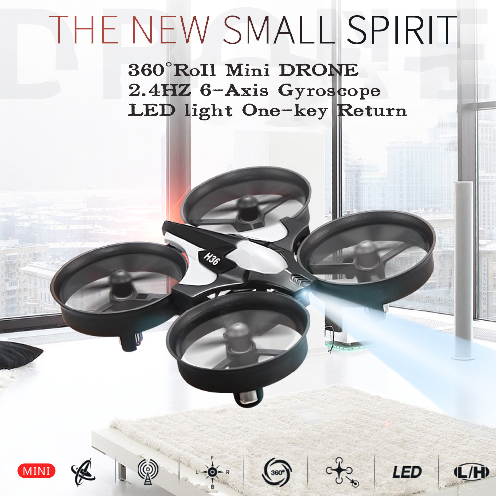 Мини-дрон JJRC H36 2.4G с 6-ос – обзор и цена Drone Without Rc