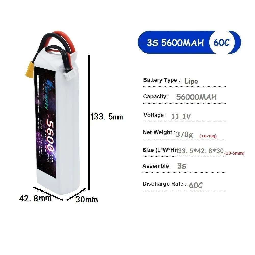 TERANTY 5600MAH 60C 2S 3S 4S 6 – обзор и цена Rc Drift Car Kit