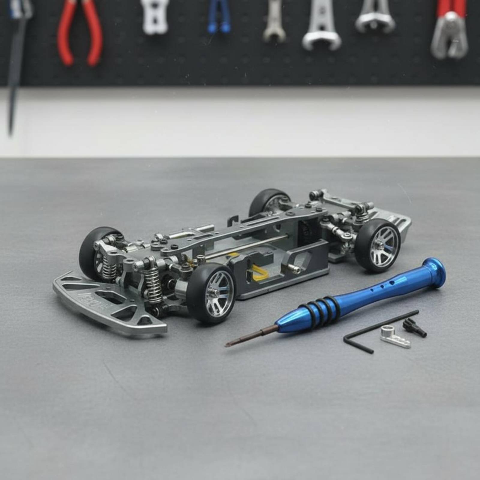 Металлическое усиленное шасси  – обзор и цена Rc Drift Car Kit